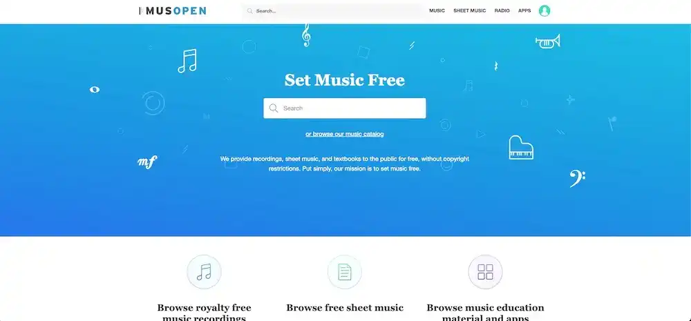 Musopen website