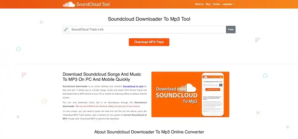 Soundcloudtool hjemmeside